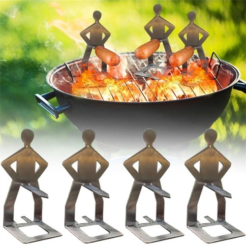 Bbq sausage holder stainless - bbq,