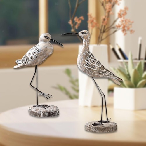 Wooden seagull figurine - seagull,
