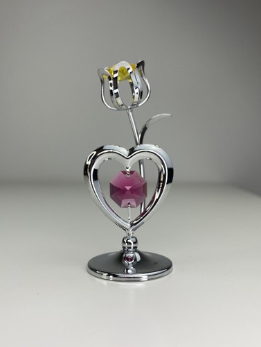 Crystocraft flower ornaments - flower,