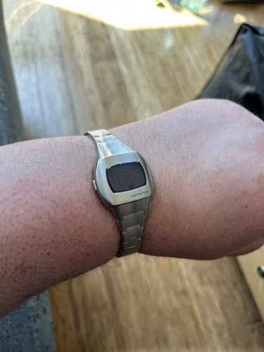 Hamilton psr74 red - led, retro