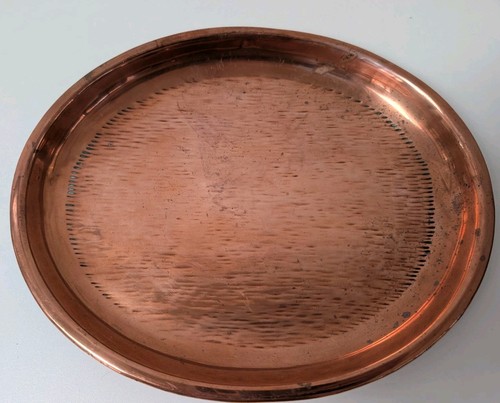Antique copper tray - antique, tray.