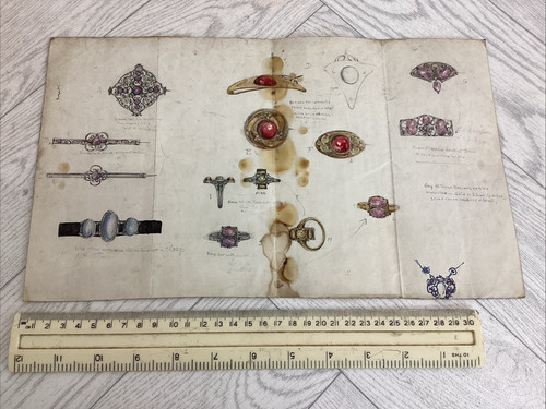 Jewellery design sheet - design,