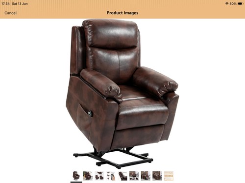 Power lift riser recliner - lift,