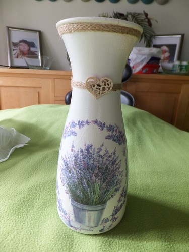 Lavender vase 25cm inches - 25cm, 10