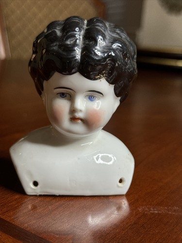 Antique china doll - doll, head