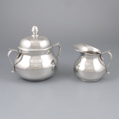 Vintage french tin sugar bowl - vintage,