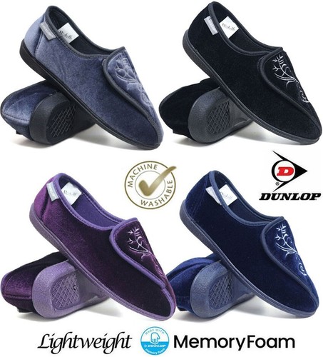 Ladies wide fit slippers - wide,