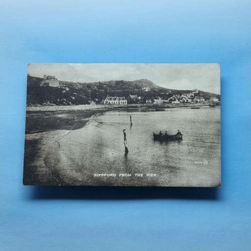 Kippford dumfies postcard 1933 - dumfies,