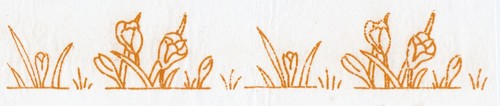 Vintage embroidery transfer - vintage,