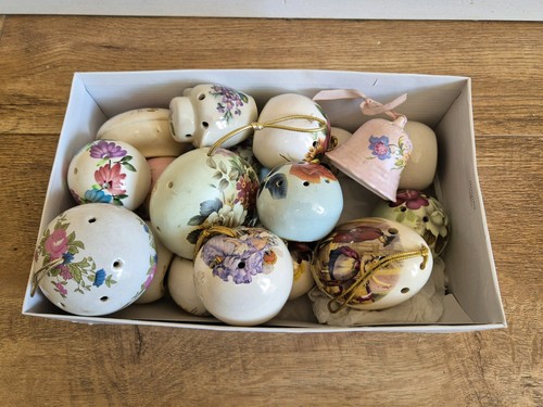 Vintage ceramic pomander - ceramic,