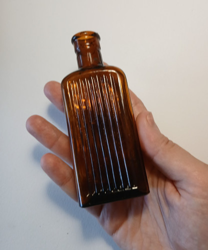 Antique victorian brown glass - victorian,