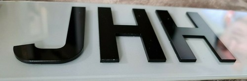 Number plate digits - 4d,