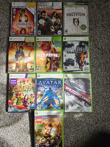Lot xbox 360 - -, games