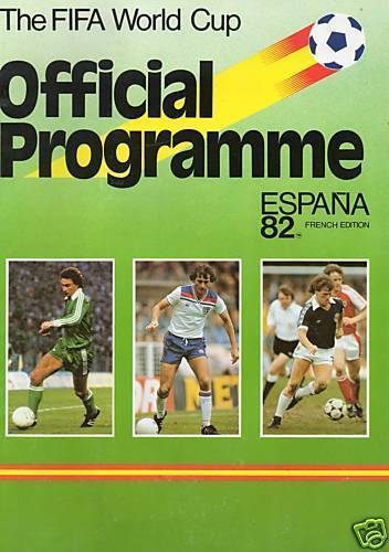 1982 world cup finals - 1982, official