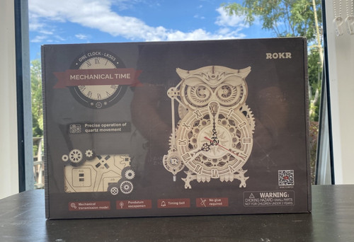 Rokr owl clock self build - owl,