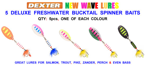 Deluxe buck tail spinners - buck,