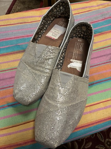 Toms glitter slip casual - glitter,