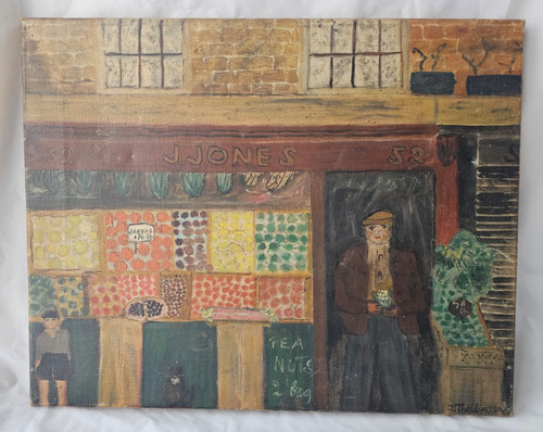 Oil canvas style of - oil, in