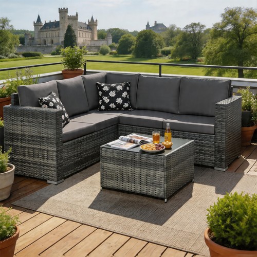 Seater rattan garden - 5,