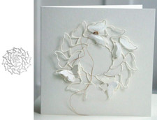 Butterfly circle metal - metal, cutting