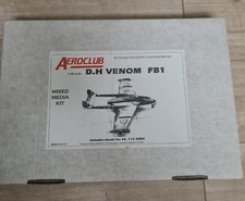 Rare Aeroclub 1/48 DH Venom FB1 Mixed Media Model Kit New Complete With Decals
