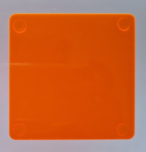 Acrylic placemat and - and, coaster