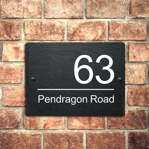 Personalised slate plaques - slate, uv