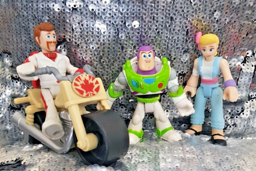 Imaginext toy story figures - 3,