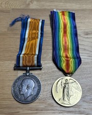 WW1 Medals Pair - West Yorkshire Regiment - KIA First Day of The Somme