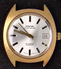 Montine of Switzerland Men's Automatic AS 1913 Vintage Watch -- Running