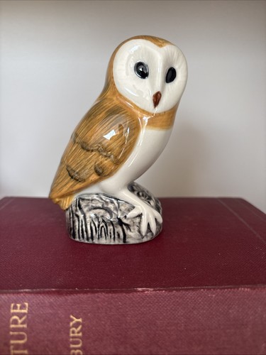 Quail ceramics barn owl figure - owl,