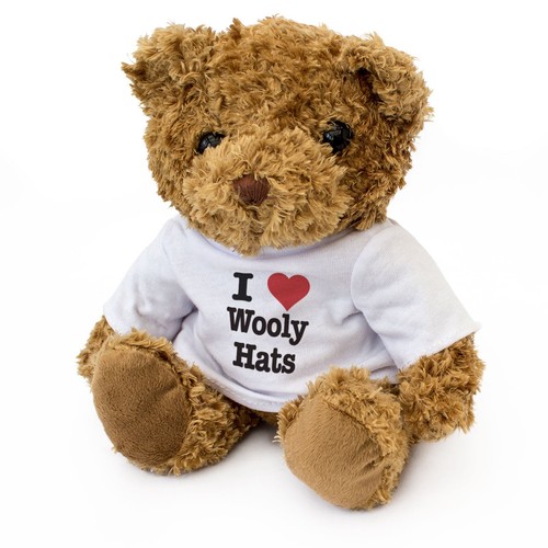 Love wooly hats teddy - wooly,
