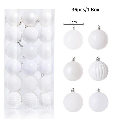 34pcs 40mm christmas ball - 40mm,