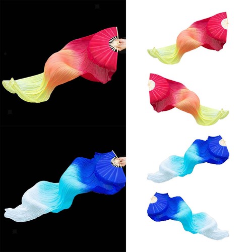 Belly dance faux silk - veil, fan