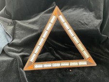 Antique triangular cribbage - antique,