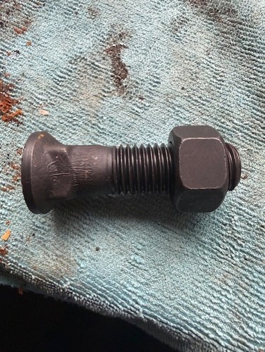 Plow bolt nut unc - plow,