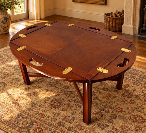 Bernhardt mahogany butler - bernhardt,
