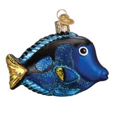 Pacific Blue Tang Ornament