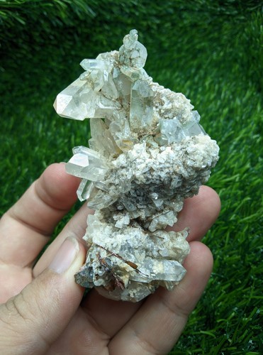 Brookite with quartz crystal - brookite,