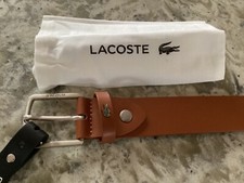 LACOSTE MENS LEATHER BELT