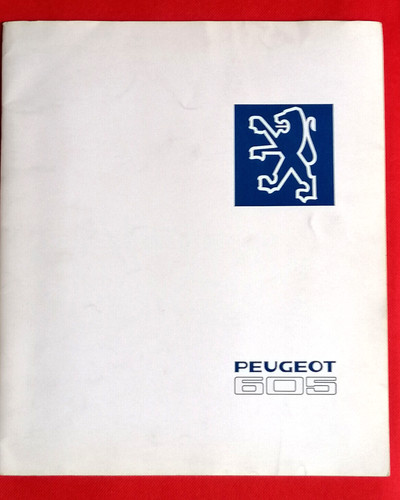 1990 peugeot 605 large format - 605,