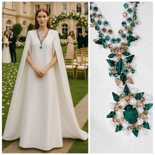 REEM ACRA gown XL white caftan