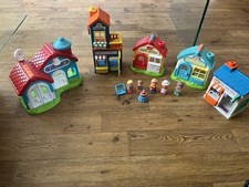 Large Happyland Early Learning Centre ELC Bundle, Inc . Tea Room, Post office 
