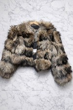 Raccoon Fur Coat Size 12