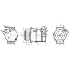 Air Con Compressor For Jaguar
