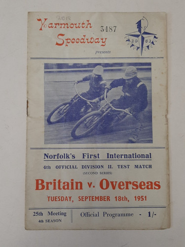 Speedway programme great - speedway,