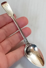 George IV Fiddle Pattern Sterling Silver Tea Spoon William Johnson London 1824