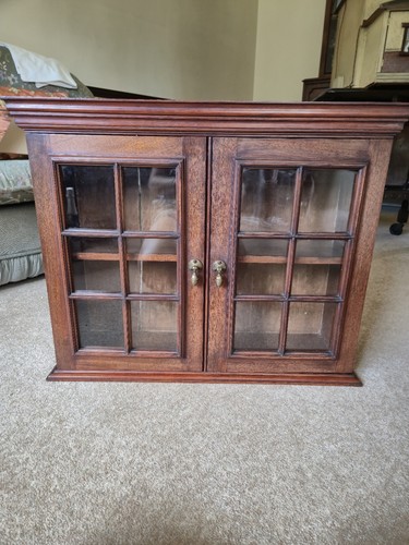 Edwardian mahogany display - edwardian,