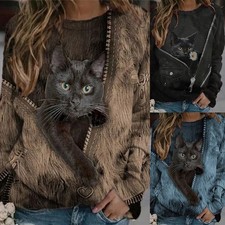 Cat Ladies Pullover TEE Jumper