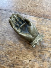 Vintage Brass Hand Trinket